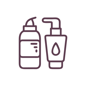 Dressable line icon: skincare beauty