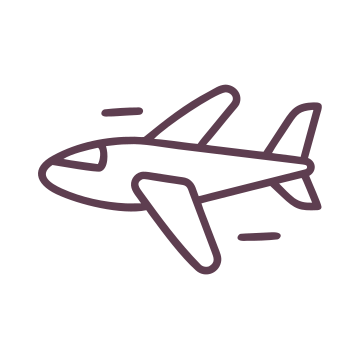Dressable line icon: travel